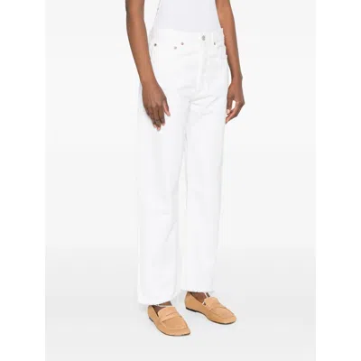 Shop Agolde Denim Straight-leg Jeans