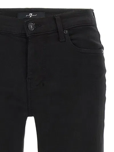 7 For All Mankind Tailorless Dojo Jeans With Front And Back Pockets In Black