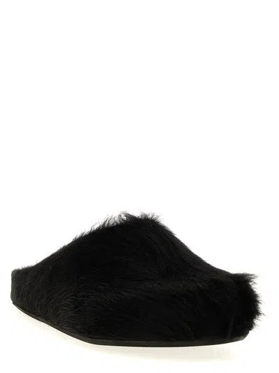 Marni Long-hair Calfskin Fussbett Sabot