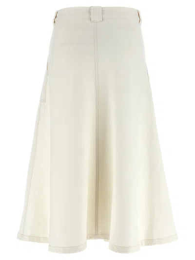 Apc Laurie A-line Skirt With Button Detail