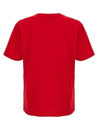Valentino Garavani T-shirt With Le Chat De La Maison Print In Red