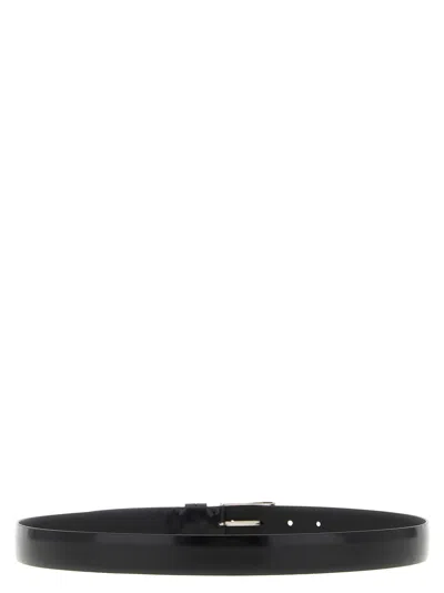 Zerbini Claudio Leather Belt In Black