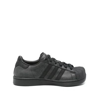 Adidas Originals X Avavav Superstar Leather Sneakers In Black