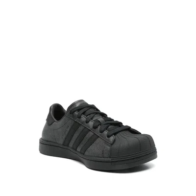 Adidas Originals X Avavav Superstar Leather Sneakers In Black