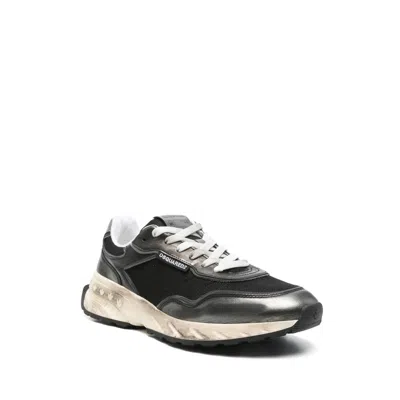Dsquared2 Black Lace Up Sneakers In Black
