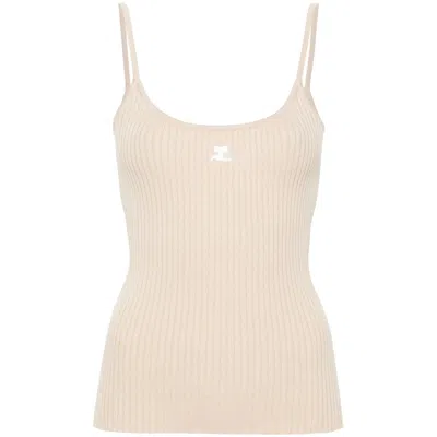 Courrèges Reedition Knit Tank Top