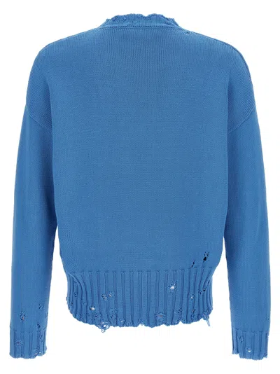 Marni Logo Embroidery Sweater Sweaters And Cardigans Blue