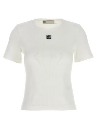 Tory Burch Cotton Crew Neck T-shirt With Short Sleeves