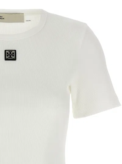 Tory Burch Cotton Crew Neck T-shirt With Short Sleeves
