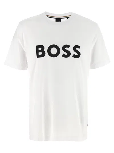 Hugo Boss Logo-print Crew-neck T-shirt