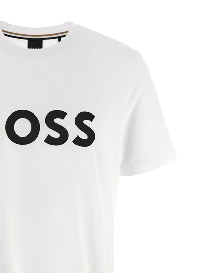 Hugo Boss Logo-print Crew-neck T-shirt