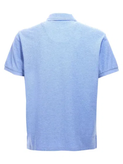 Polo Ralph Lauren Logo Polo Shirt In Blue