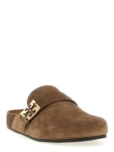 Tory Burch Mellow Logo Shearling Flat Mules