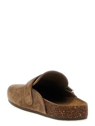 Tory Burch Mellow Logo Shearling Flat Mules