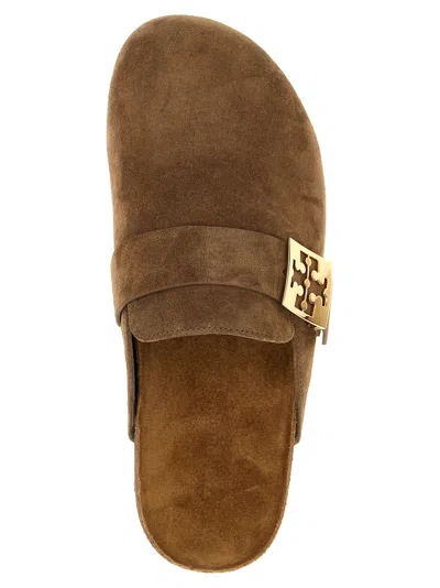 Tory Burch Mellow Logo Shearling Flat Mules