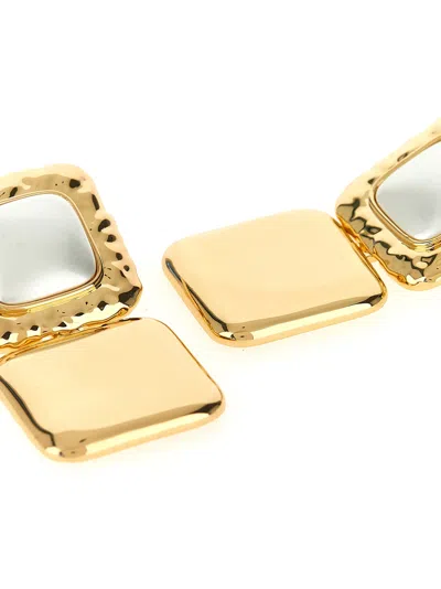 Self-portrait Self Portrait 'mottled Gold Pearl Tiered' Earrings