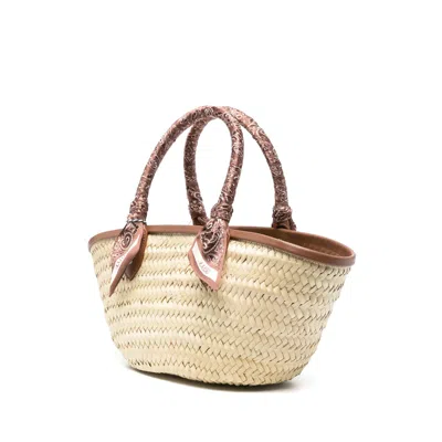 Amiri Neutral  Brown Tote Bags