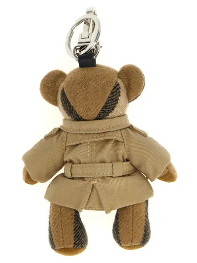 Burberry 'orsetto Thomas' Keyring In Gold