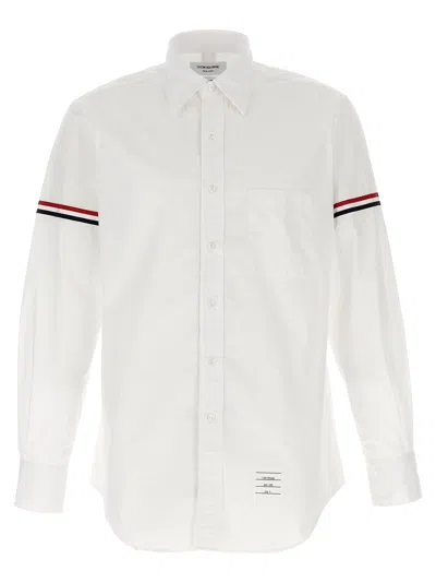 Thom Browne Oxford Button-down Shirt With Rwb Armbands