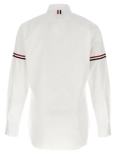 Thom Browne Oxford Button-down Shirt With Rwb Armbands