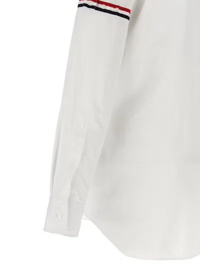 Thom Browne Oxford Button-down Shirt With Rwb Armbands