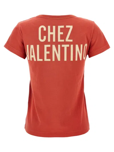 Valentino Panther Lady Graphic Print Crew Neck T-shirt