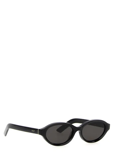 Retrosuperfuture 'parola' Sunglasses In Black