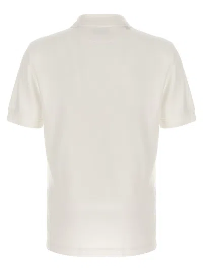Tom Ford White Polo Shirt With Classic Collar In Cotton Blend Man In White