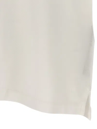 Tom Ford White Polo Shirt With Classic Collar In Cotton Blend Man In White