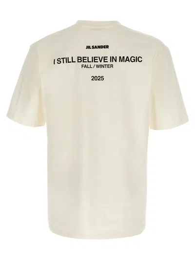 Jil Sander Printed T-shirt In Neutral