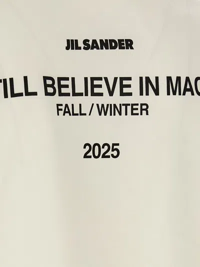 Jil Sander Printed T-shirt In Neutral