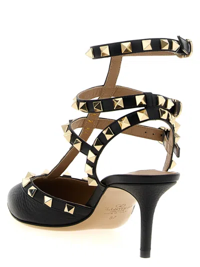 Valentino Rockstud Leather Slingback Pumps
