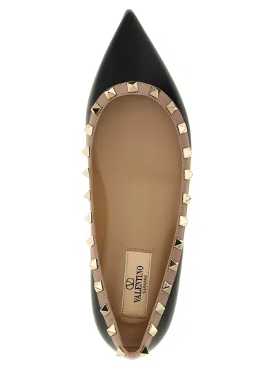 Valentino Rockstud Patent Leather Ballet Flats