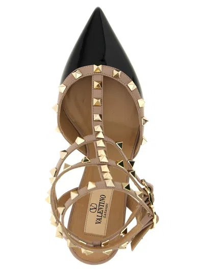 Valentino Garavani Two-tone Leather Rockstud Pumps