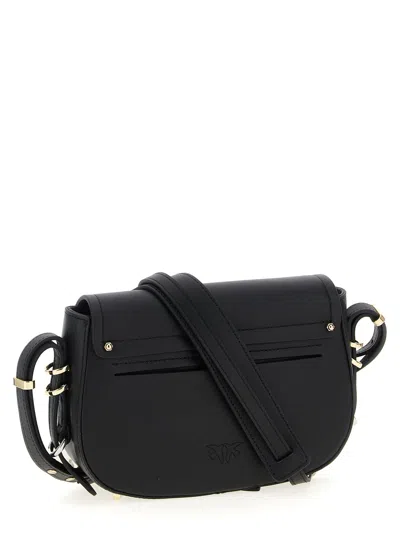 Pinko Saddle Mini Crossbody Bags Black