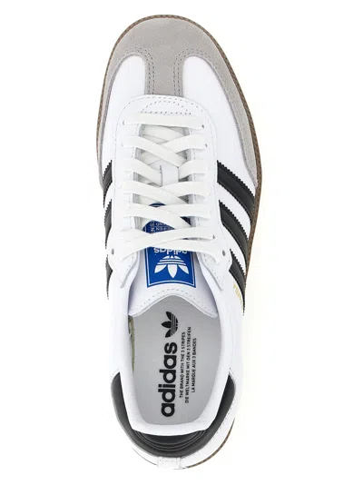 Adidas Originals Low-top Sneakers With Contrast Stripes And Suede Accents