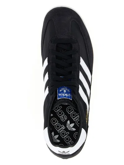 Adidas Originals Sl72 Retro Sport Sneakers In White And Black