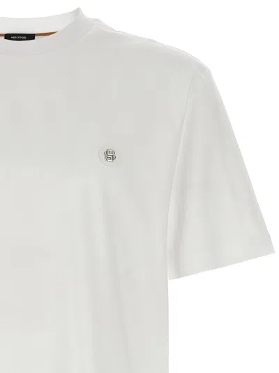 Hugo Boss Mercerized-cotton Polo Shirt With Double Monogram