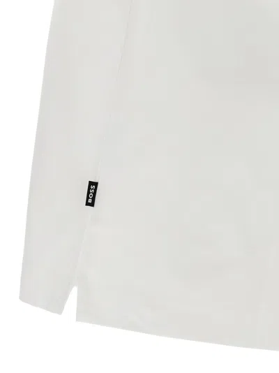 Hugo Boss Mercerized-cotton Polo Shirt With Double Monogram