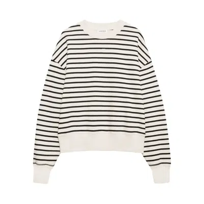 Anine Bing White Black Sweatshirts
