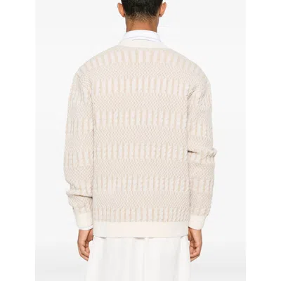 Drôle De Monsieur Wool Sweaters In Neutral