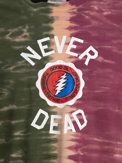 Thisisneverthat Gd Never Dead T-shirts Green In Gray