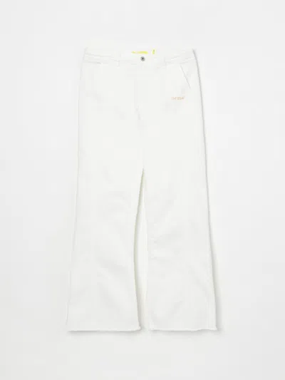 Off-white Diagonal Bookish Denim Pants