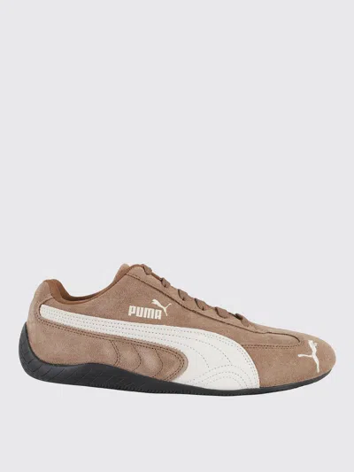 Puma Speedcat Archive Brown Sneakers With Side Logo In Suede Unisex