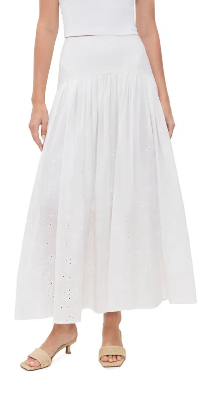 Staud Women's Procida Skirt In White