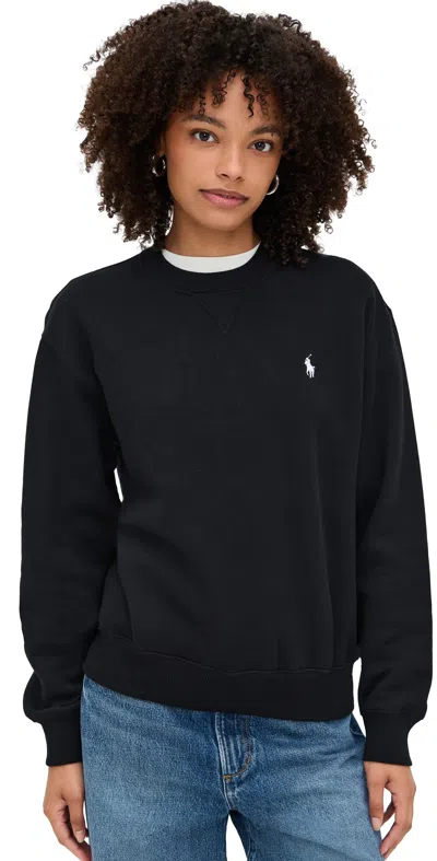 Polo Ralph Lauren Relaxed-fit Long-sleeve Top With Embroidered Logo