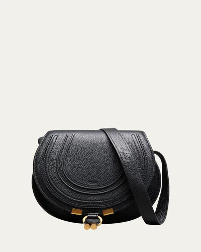 Chloé Marcie Small Crossbody Bag In Grained Calfskin