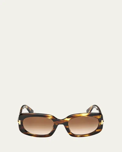 Tom Ford Rectangle Icon Collection Sunglasses In Multi