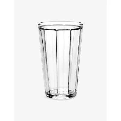 Serax Clear Surface Long-drink Extra-large Glass 14cm In Transparent
