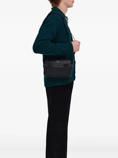 Ferragamo Modern Messenger Bag Adjustable Strap In Black